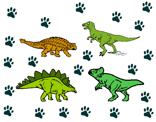 Desenho Dinossauros de terra pintado por daniel12