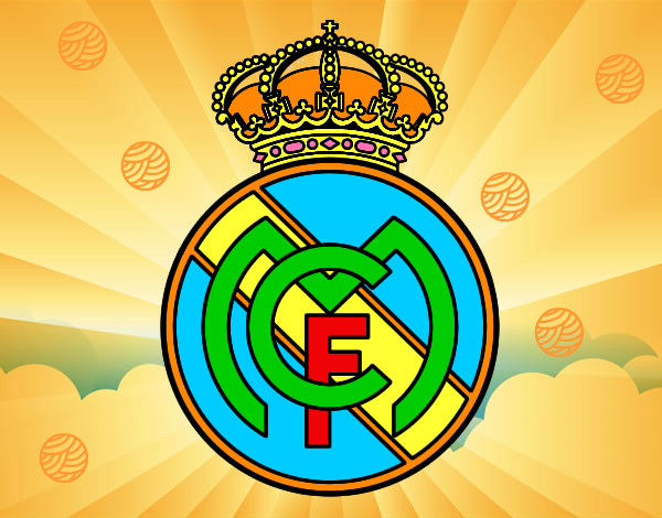 Desenho Emblema do Real Madrid C.F. pintado por vasco2015