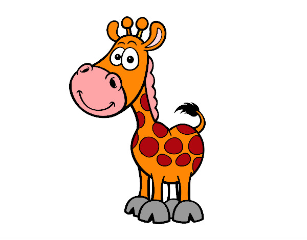 Desenho Girafa africana pintado por josimachad