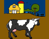 Desenho Vaca a pastar pintado por wagnerjun