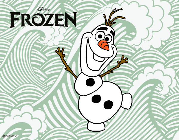 Frozen Olaf a dançar