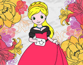 Desenho Princesa elegante pintado por gustre