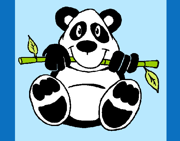 Desenho Urso panda pintado por daniel12