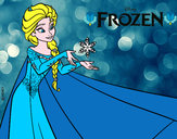 Desenho Frozen Elsa pintado por Elsa0Anna