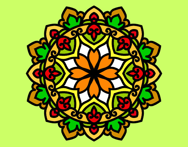 Desenho Mandala celta pintado por patamor201