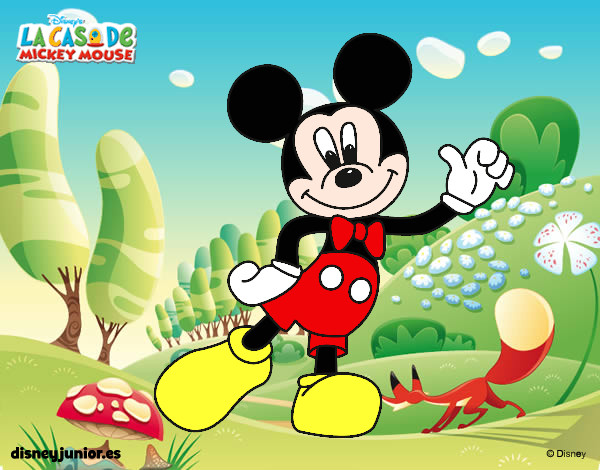 Rato Mickey saudação