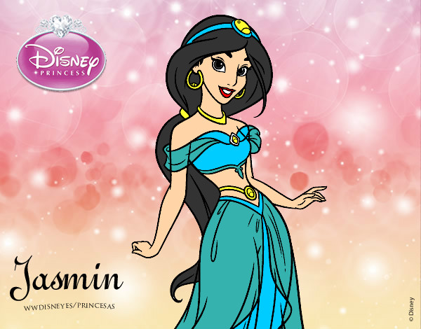 Desenho Aladdin - Princesa Jasmine pintado por MIMILILILI