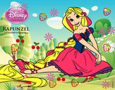Desenho Entrelaçados - Rapunzel pintado por MIMILILILI