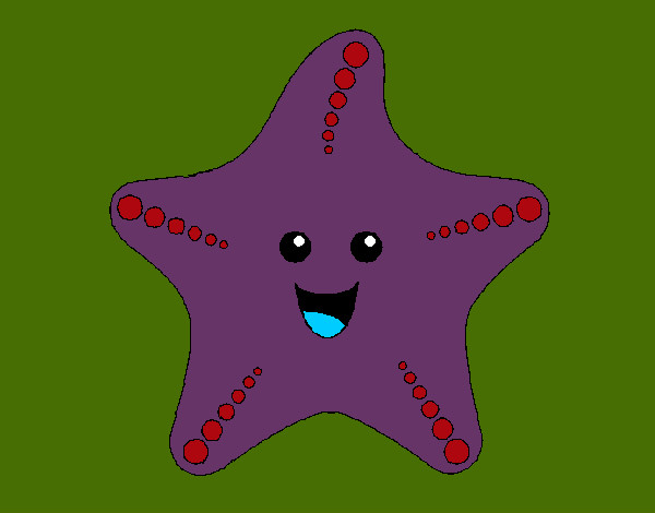 Desenho Estrela do mar pintado por raul_alecr