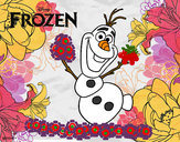 Desenho Frozen Olaf a dançar pintado por vitoriz