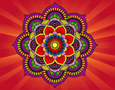 Desenho Mandala flor oriental pintado por live2204