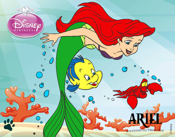 A Pequena Sereia - Ariel, Flunder e Sebastião