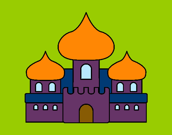 Desenho Castelo dos mouros pintado por aflodilza 