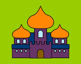 Desenho Castelo dos mouros pintado por aflodilza 