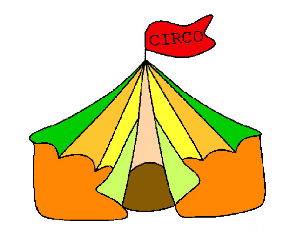 Desenho Circo pintado por suelifranc
