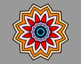 Desenho Mandala flores de girassol pintado por dverlindo