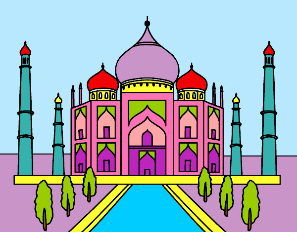 Desenho O Taj Mahal pintado por daniela200