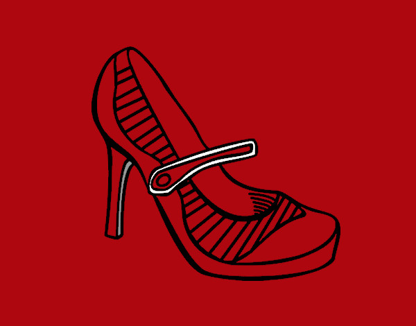 Desenho Sapatos de calcanhar sport pintado por VitoriaLi
