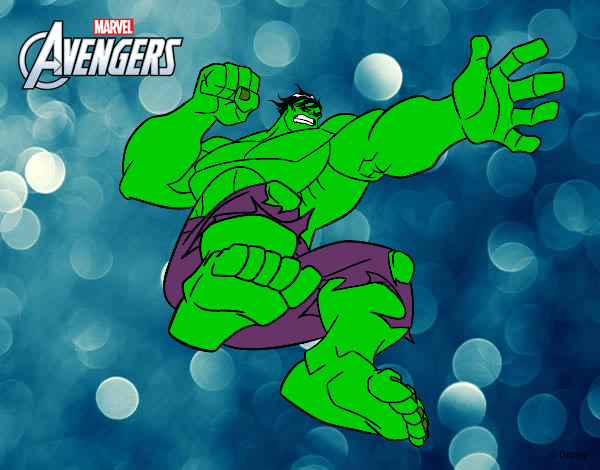Desenho Wingadores - Hulk pintado por Jhhol