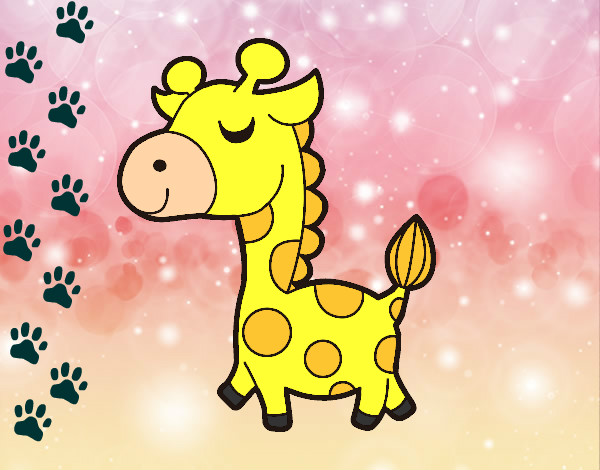 Desenho Girafa vaidosa pintado por nani7