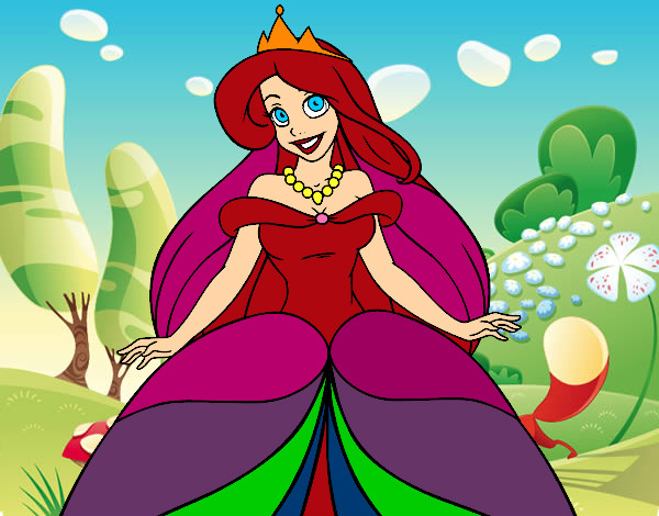 Desenho Princesa Ariel pintado por MelissaSO