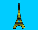 Desenho Torre Eiffel pintado por vitorcely