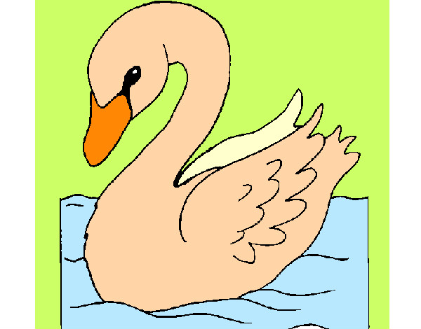 Desenho Cisne pintado por Lauritta 