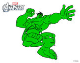 Desenho Wingadores - Hulk pintado por urias