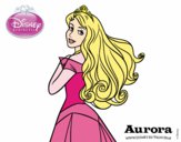 Desenho A Bela Adormecida - Princesa Aurora pintado por nani7