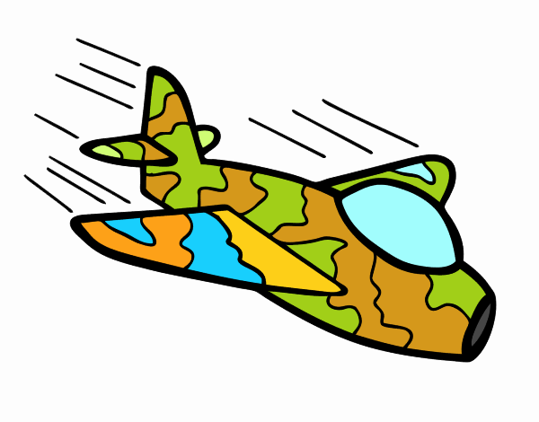 Avião da camuflagem