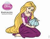 Desenho Entrelaçados - Rapunzel com luzes flutuantes pintado por nani7