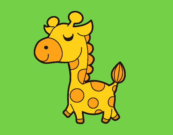 Desenho Girafa vaidosa pintado por martaazzol