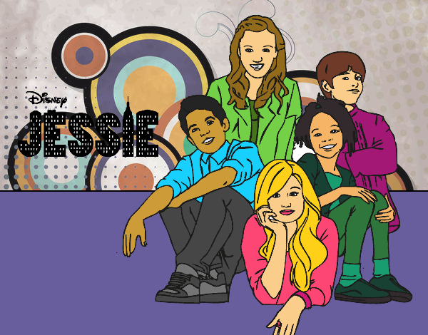 Desenho Jessie - Disney Channel pintado por Missim