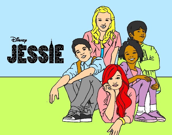 Desenho Jessie - Disney Channel pintado por soucha