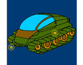 Desenho Nave tanque pintado por muriloca