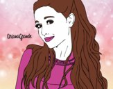 Desenho Ariana Grande com coleira pintado por bhun
