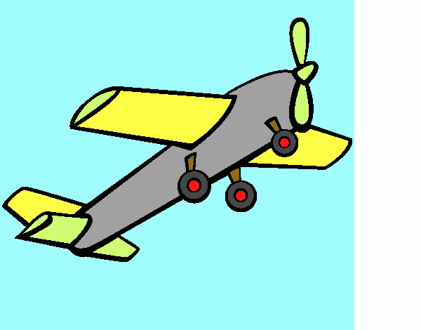 Desenho Brinquedo avião pintado por davipe