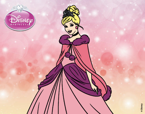 Desenho Cinderela - Princesa Cinderela pintado por smmag