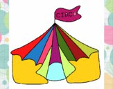 Desenho Circo pintado por geise