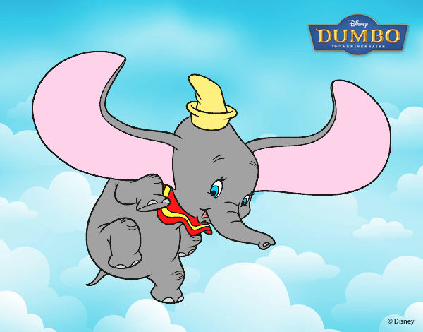 Desenho Dumbo pintado por daniel12