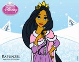 Desenho Entrelaçados - Princesa Rapunzel pintado por IrisXvr