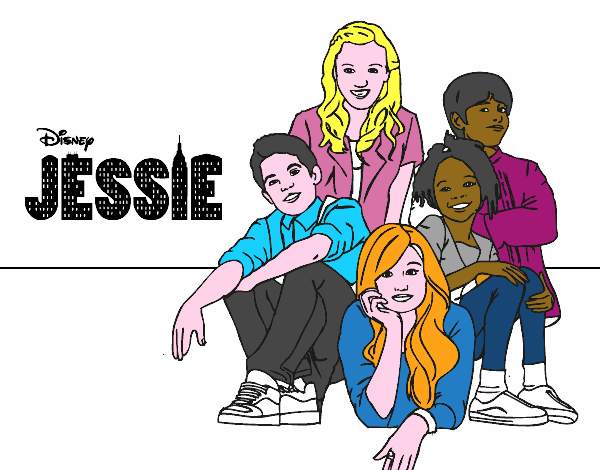 Desenho Jessie - Disney Channel pintado por edet