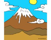 Desenho Monte Fuji pintado por daniel12