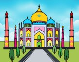 Desenho O Taj Mahal pintado por desah
