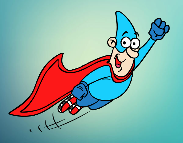 Super-herói voando