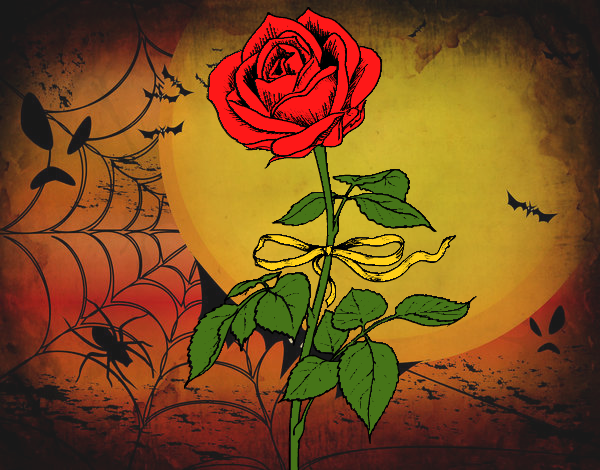 Desenho Uma rosa pintado por neff