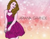 Desenho Ariana Grande pintado por BrunaFaria