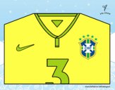 Desenho Camisa da copa do mundo de futebol 2014 do Brasil pintado por arthuez