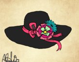 Desenho Chapéu por flores pintado por RessDiva