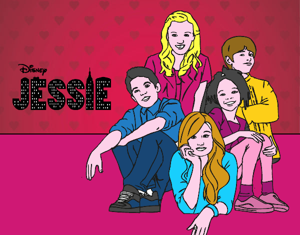 Desenho Jessie - Disney Channel pintado por BrunaFaria